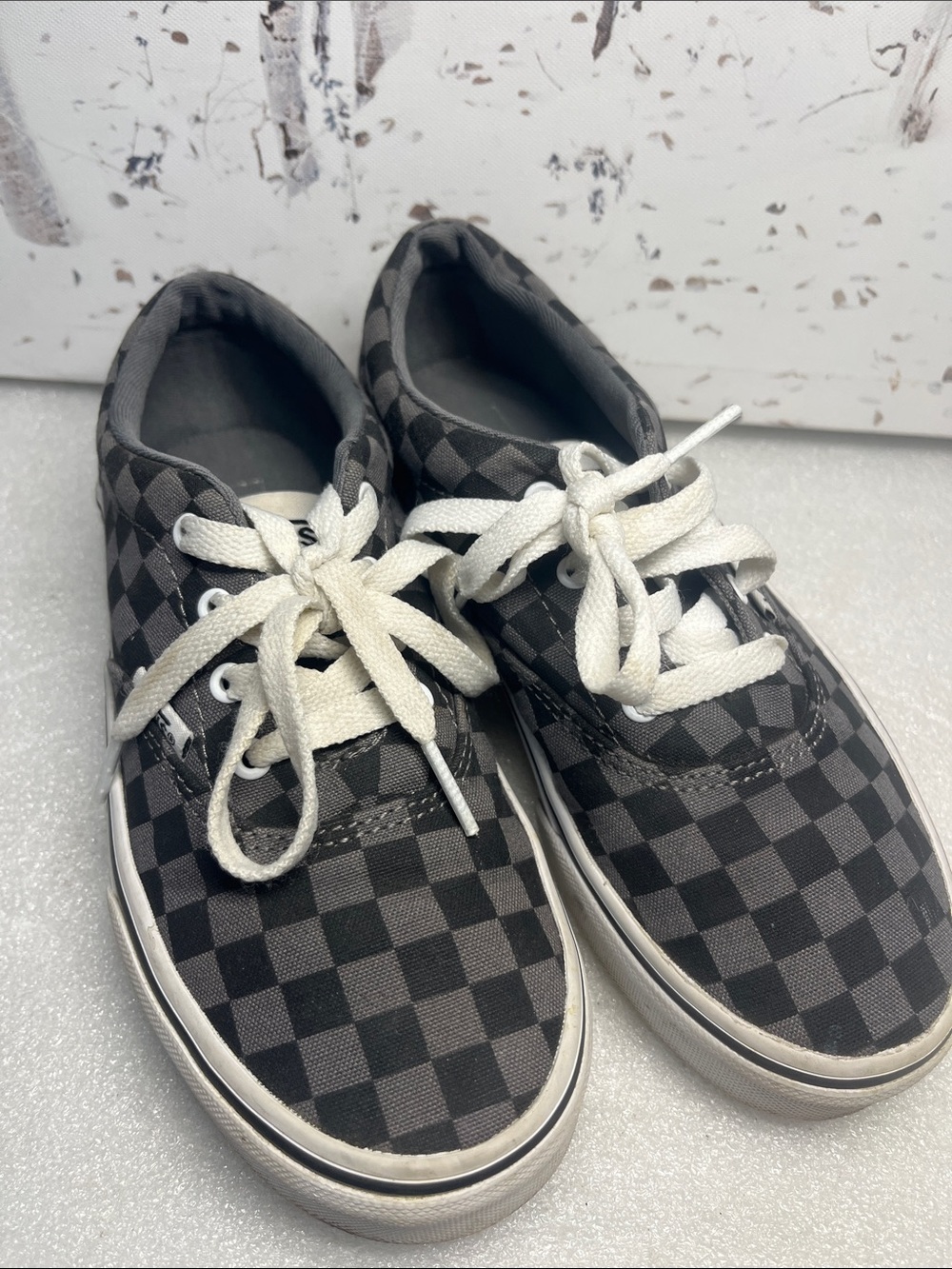 Vans Checkered Tie Youth sz 2.0